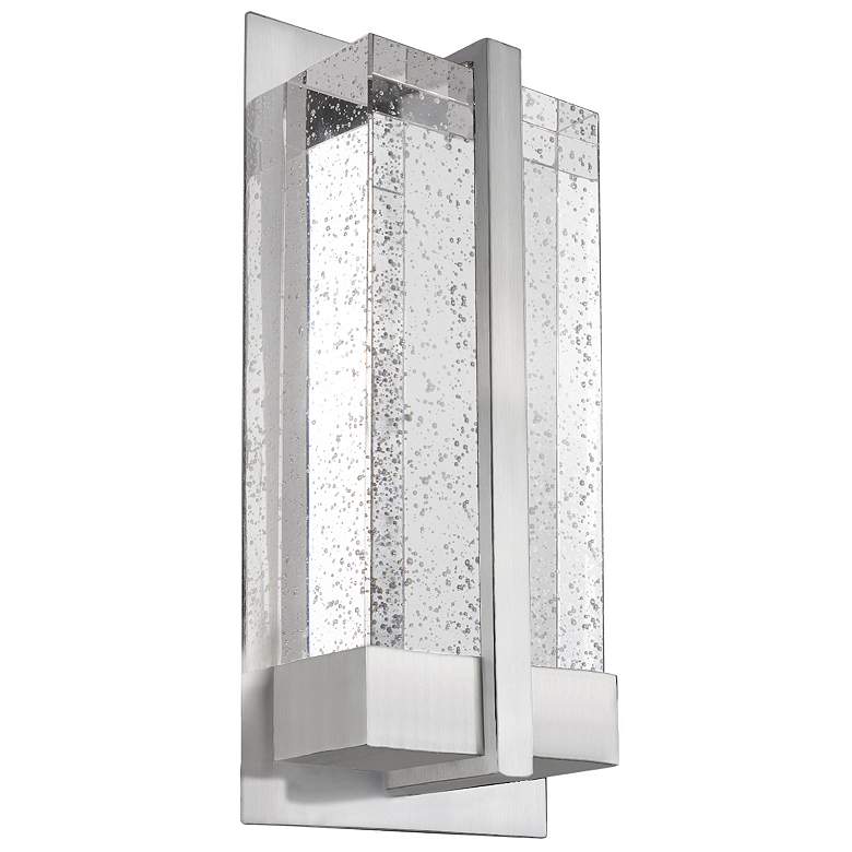 Image 1 Kuzco Gable LED 12-in Brushed Nickel Wall Sconce