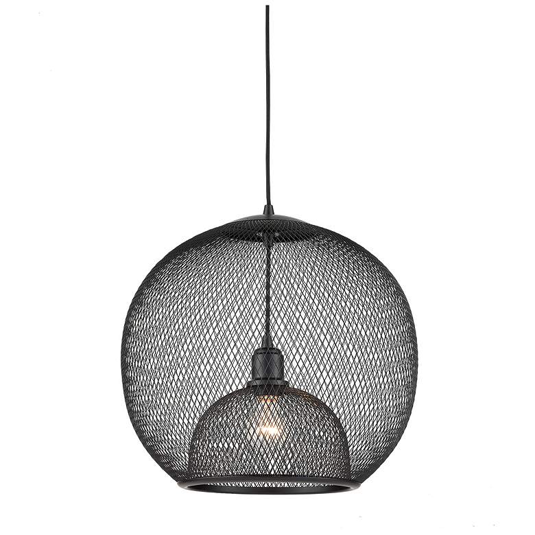 Image 1 Kuzco Gibraltar 18-in Black Pendants