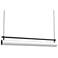 Kuzco Gramercy LED 30-in Black Linear Pendant