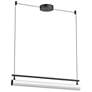 4_Kuzco Gramercy LED 30-in Black Linear Pendant more views
