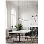 3_Kuzco Gramercy LED 30-in Black Linear Pendant more views
