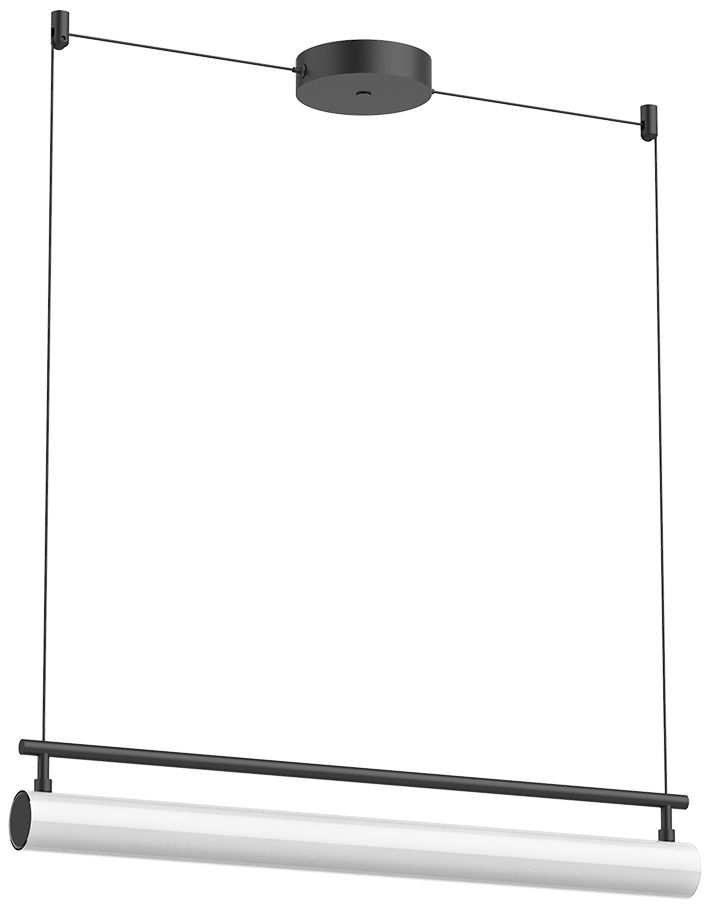 Image 4 Kuzco Gramercy LED 30-in Black Linear Pendant more views