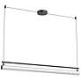 1_Kuzco Gramercy LED 48-in Black Linear Pendant