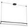 Kuzco Gramercy LED 48-in Black Linear Pendant