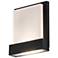Kuzco Guide LED 7-in Black All-terior Wall Sconce
