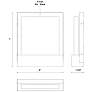 5_Kuzco Guide LED 7-in Black All-terior Wall Sconce more views