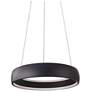 2_Kuzco Halo LED 23-in Black Pendant
