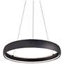 2_Kuzco Halo LED 35-in Black Pendant