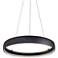 Kuzco Halo LED 35-in Black Pendant