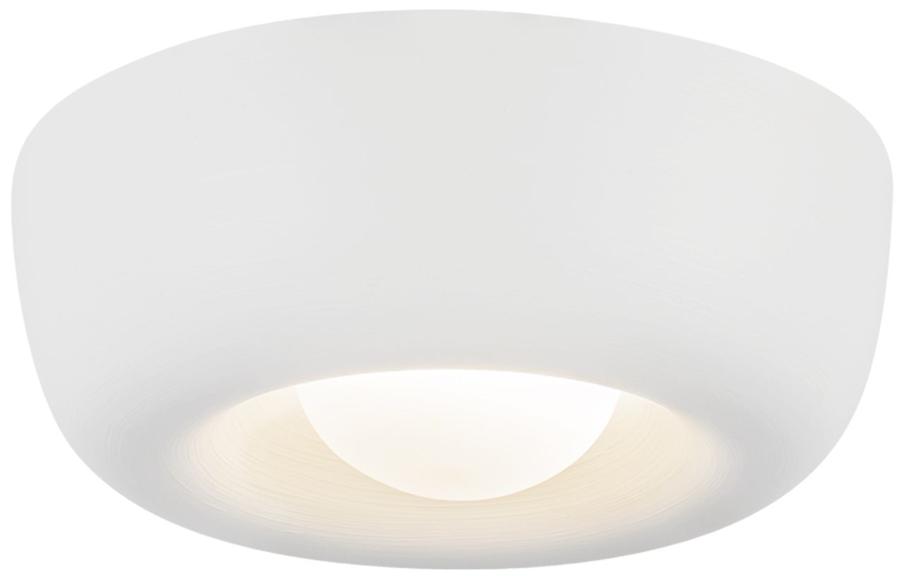 Image 2 Kuzco Hayden LED 6-in Antique White Flush Mount more views