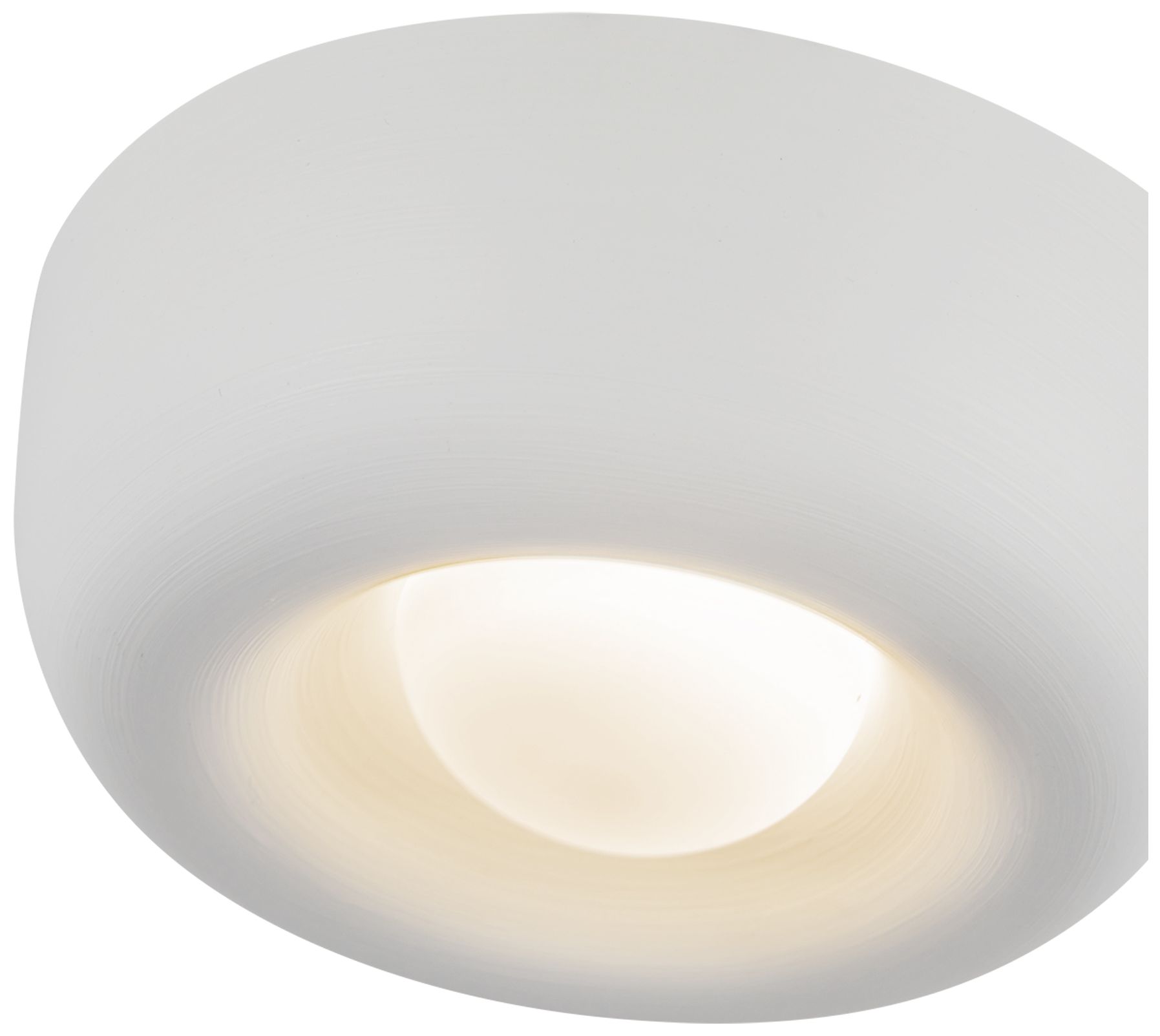 Image 5 Kuzco Hayden LED 6-in Antique White Flush Mount more views