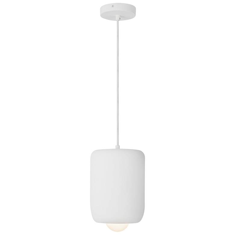 Image 1 Kuzco Hayden LED 7-in Antique White Pendant