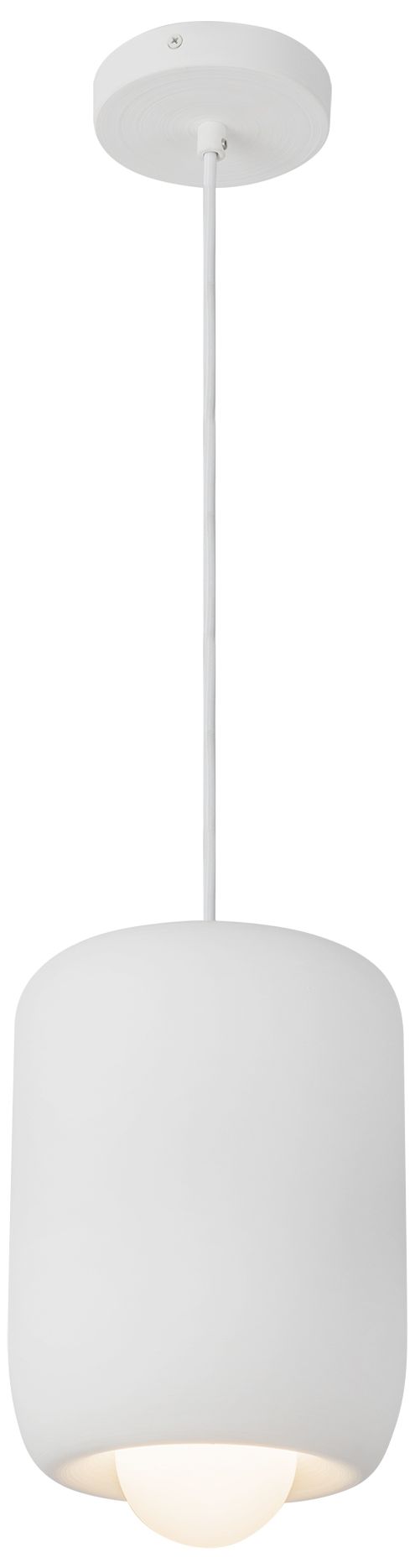 Image 2 Kuzco Hayden LED 7-in Antique White Pendant more views