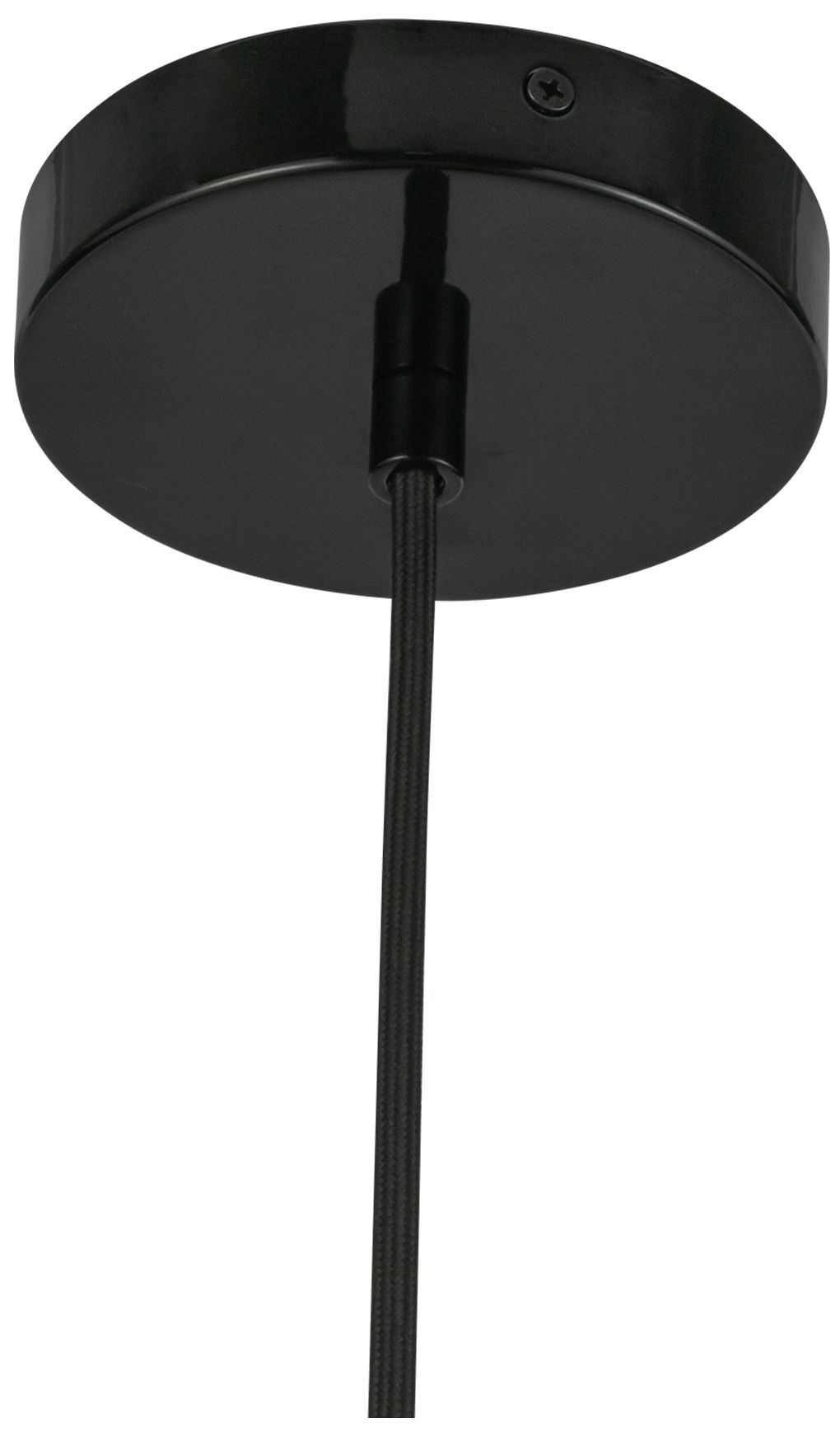 Image 5 Kuzco Hayden LED 7-in Glossy Black Pendant more views