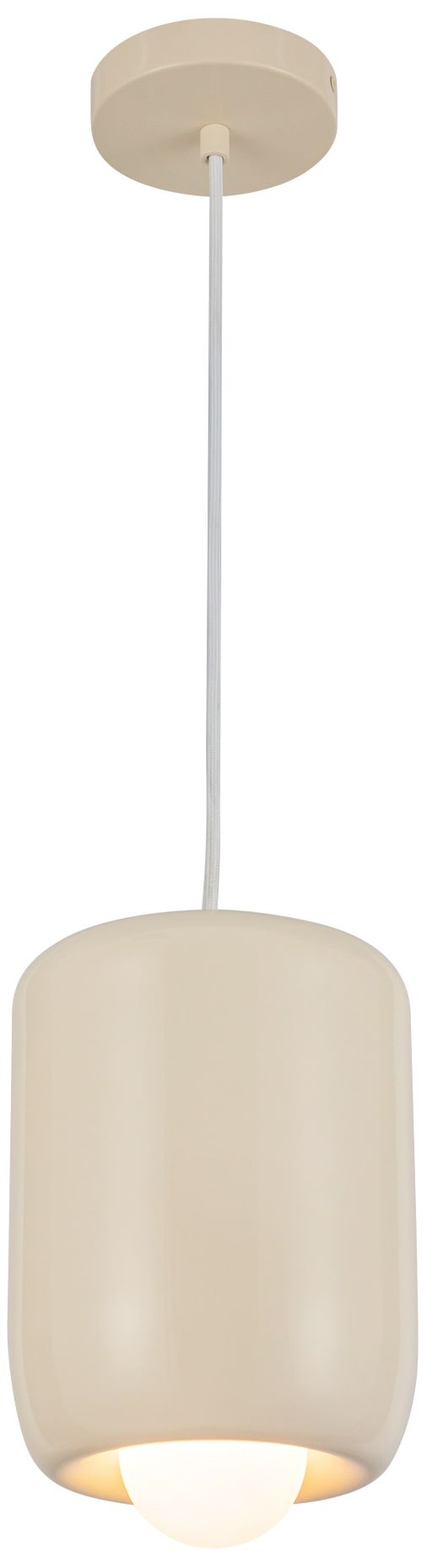 Image 4 Kuzco Hayden LED 7-in Pearl White Pendant more views