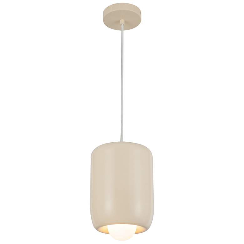 Image 4 Kuzco Hayden LED 7-in Pearl White Pendant more views