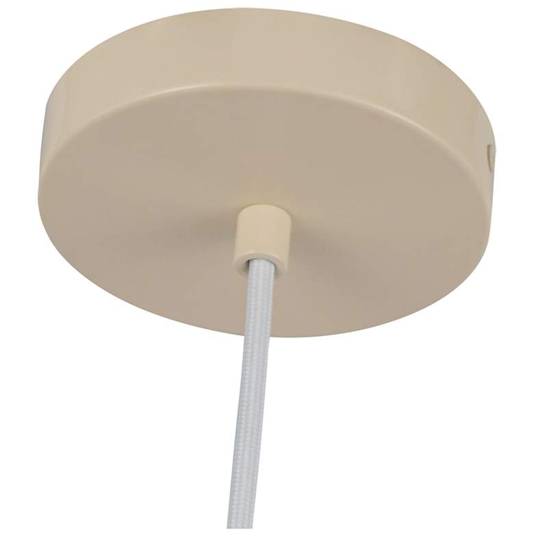 Image 6 Kuzco Hayden LED 7-in Pearl White Pendant more views
