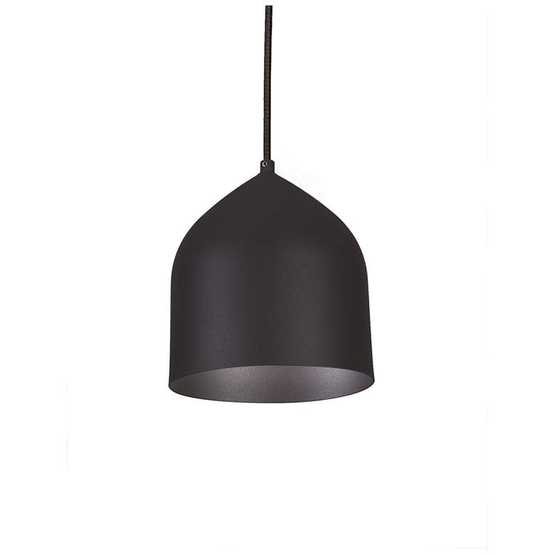Image 1 Kuzco Helena LED 8-in Black/Black Pendant