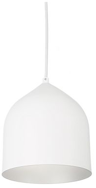 Image 2 Kuzco Helena LED 8-in White/Silver Pendant more views