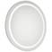Kuzco Hillmont LED 32-in Sandblasted Merc Edge Vanity Mirror