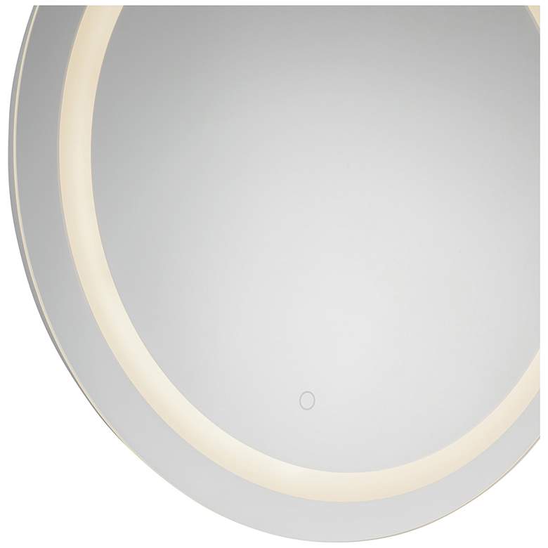Image 3 Kuzco Hillmont LED 32-in Sandblasted Merc Edge Vanity Mirror more views