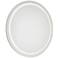 Kuzco Hillmont LED 32-in Sandblasted Merc Edge Vanity Mirror