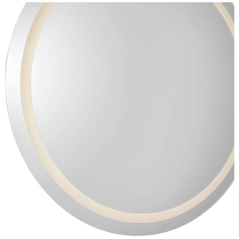 Image 2 Kuzco Hillmont LED 32-in Sandblasted Merc Edge Vanity Mirror more views
