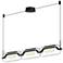 Kuzco Hilo LED 43-in Black Linear Pendant