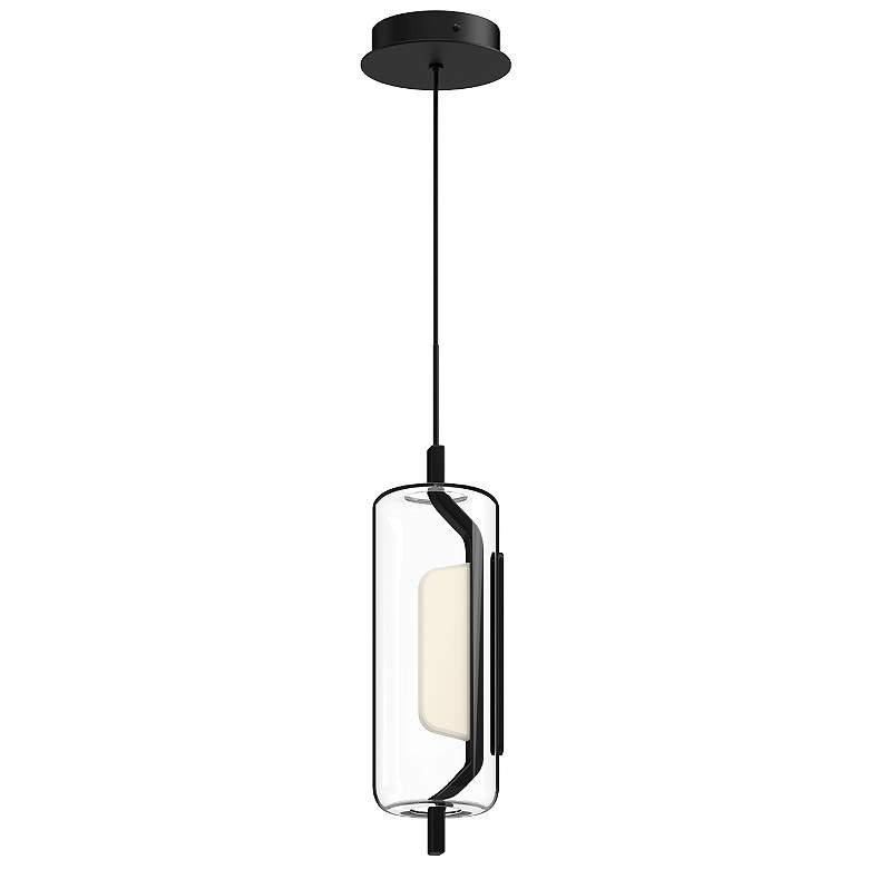 Image 1 Kuzco Hilo LED 5-in Black Pendant