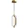 Kuzco Hilo LED 5-in Brushed Gold Pendant