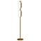 Kuzco Hilo LED 63-in Brushed Gold Floor Lamp