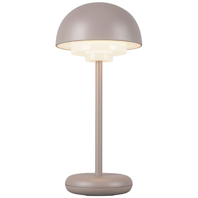 Image 1 Kuzco Hinata LED 5-in Moonstone Gray LED Table Lamp