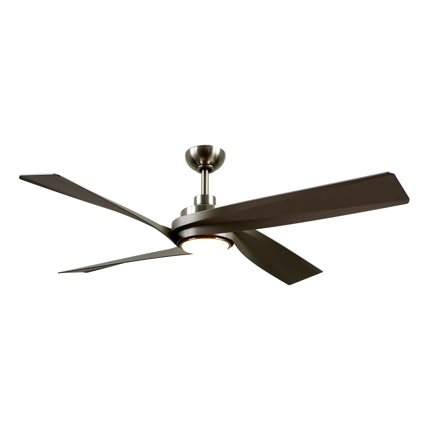 Image 3 Kuzco Horizon LED 56-in Brushed Nickel Ceiling Fan more views