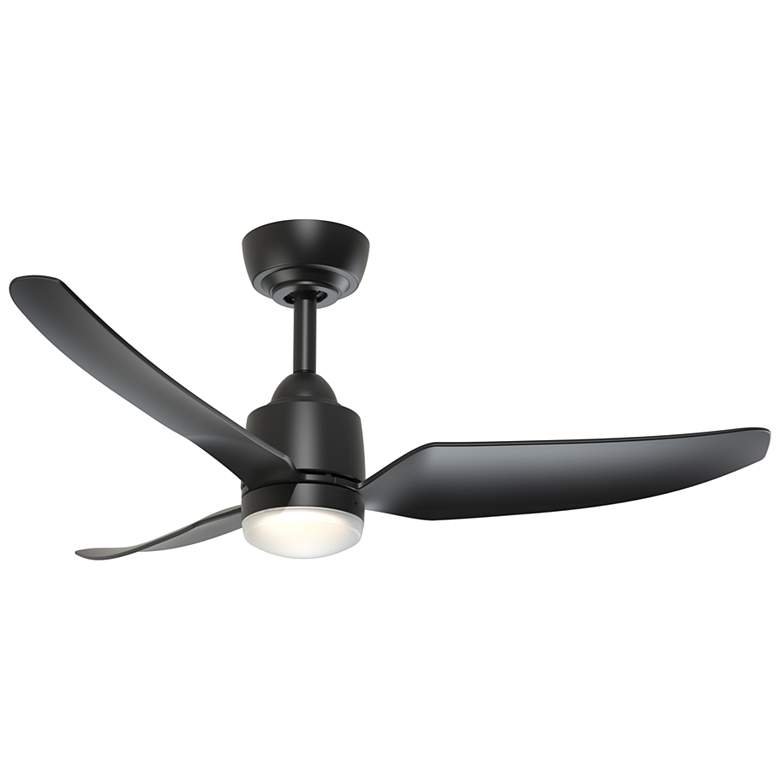 Image 1 Kuzco Hugo 42-in Matte Black Ceiling Fan