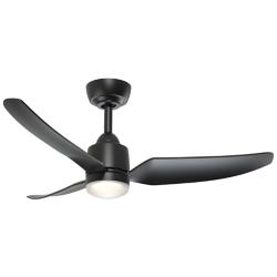 Kuzco Hugo 42-in Matte Black Ceiling Fan