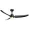 Kuzco Hugo 52-in Brushed Gold/Matte Black Ceiling Fan