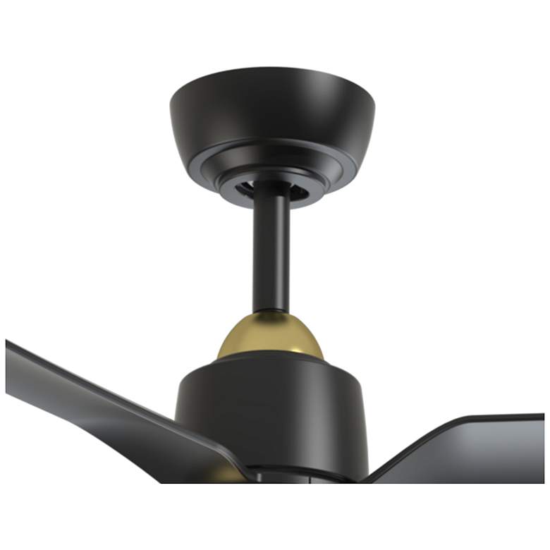 Image 2 Kuzco Hugo 52-in Brushed Gold/Matte Black Ceiling Fan more views