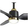3_Kuzco Hugo 52-in Brushed Gold/Matte Black Ceiling Fan more views