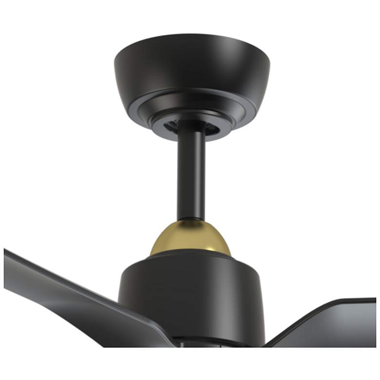 Image 2 Kuzco Hugo 52-in Brushed Gold/Matte Black Ceiling Fan more views