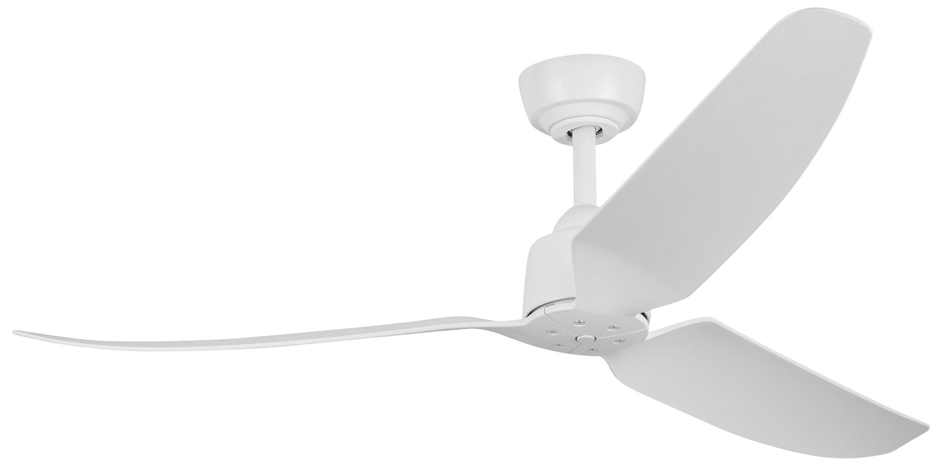 Image 2 Kuzco Hugo LED 52-in Matte White Ceiling Fan more views