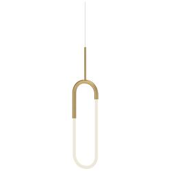 Kuzco Huron 32-in Brushed Gold Pendants