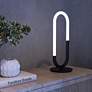 1_Kuzco Huron LED 21-in Black LED Table Lamp