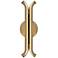 Kuzco Husk LED 14-in Metallic Brass Wall Sconce