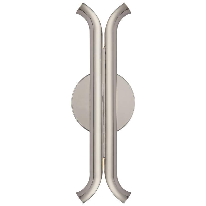 Image 1 Kuzco Husk LED 14-in Polished Nickel Wall Sconce