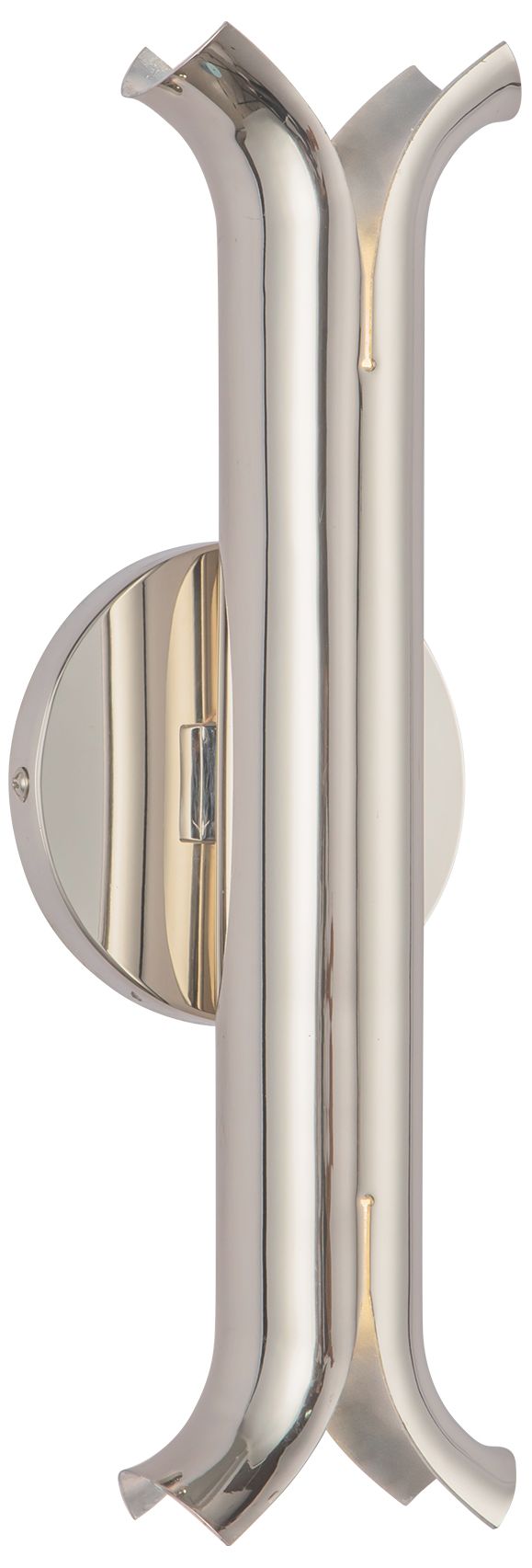 Image 4 Kuzco Husk LED 14-in Polished Nickel Wall Sconce more views