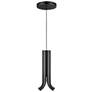 2_Kuzco Husk LED 9-in Glossy Black Pendant