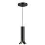 3_Kuzco Husk LED 9-in Glossy Black Pendant more views