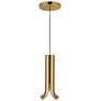 2_Kuzco Husk LED 9-in Metallic Brass Pendant
