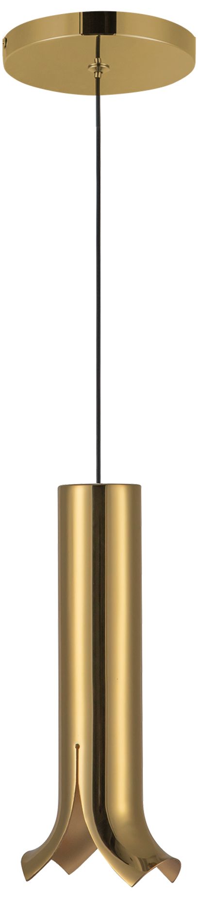 Image 4 Kuzco Husk LED 9-in Metallic Brass Pendant more views