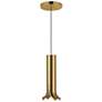 4_Kuzco Husk LED 9-in Metallic Brass Pendant more views
